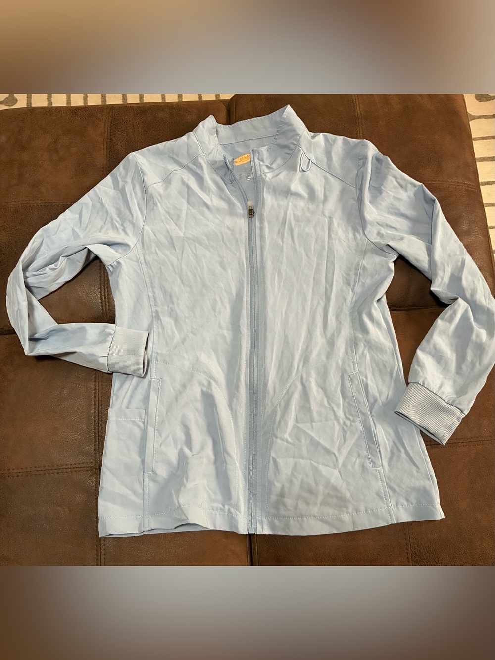 Light Blue  Women’s Zip-Front Scrub Jacket